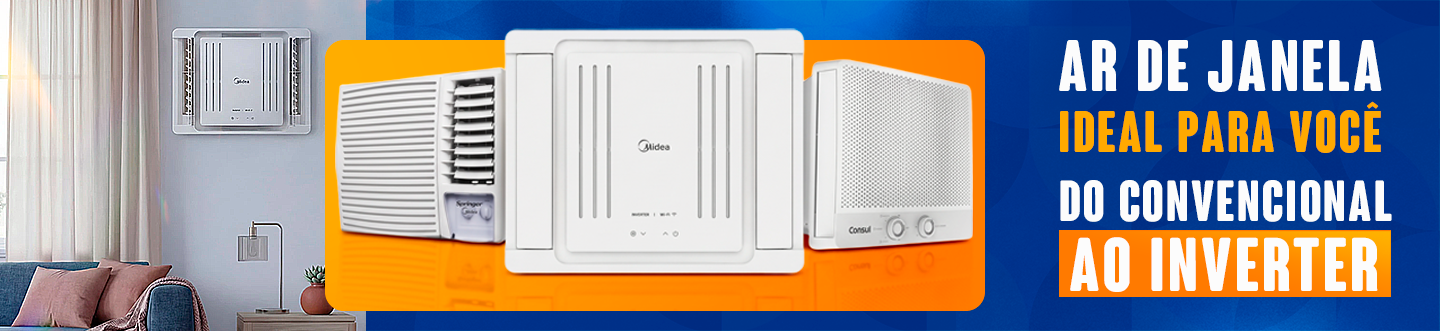 Ar condicionado de janela inverter e convencional  #VemPraNorte!