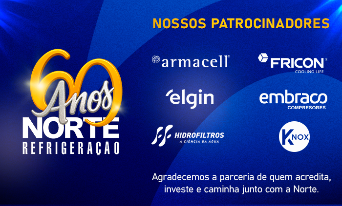 Aniversário de 60 da Norte Refrigeração, Venha Aproveitar Descontos de até 50% #VemPraNorte