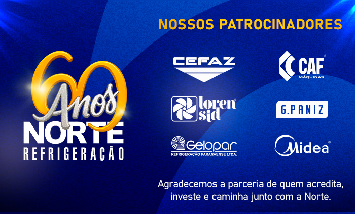 Aniversário de 60 da Norte Refrigeração, Venha Aproveitar Descontos de até 50% #VemPraNorte