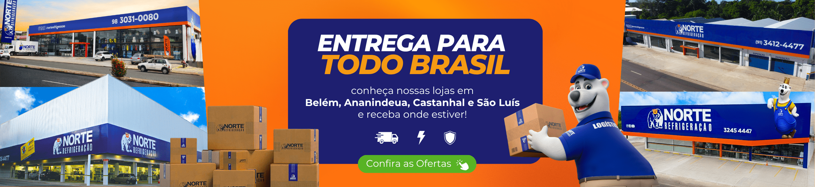 Enviamos para todo o Brasil! #VemPraNorte!