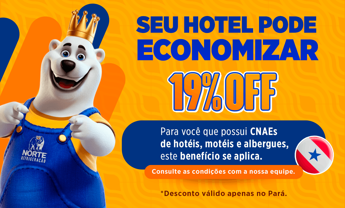 19% OFF para Hotéis, Motéis e Albergues #VemPraNorte