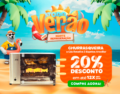 Churrasqueira Forno Assador a Gás em Promoção de Verão na Norte Refrigeração
