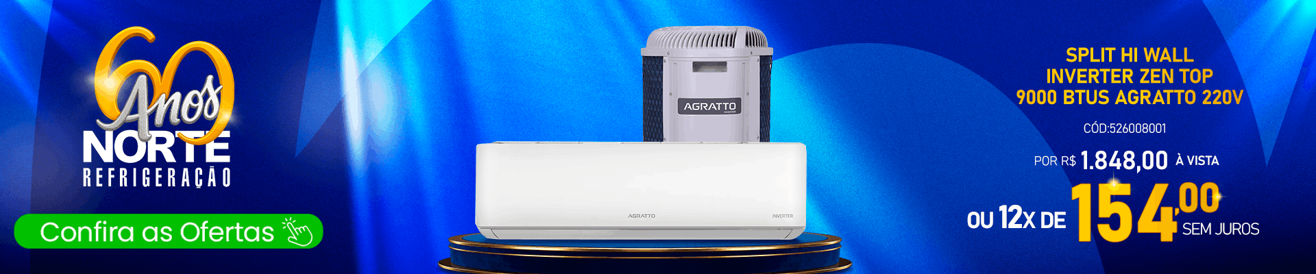 Aniversário de 60 da Norte Refrigeração, Venha Aproveitar Descontos de até 50% #VemPraNorte