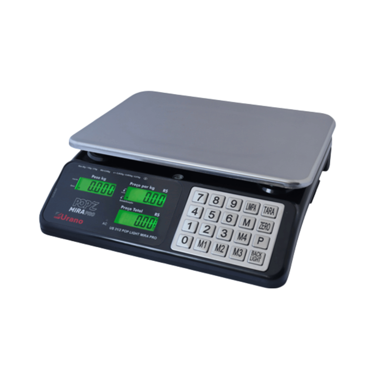 Balança Digital Computadora 31KG US 31/2 Pop-Z Mira Pro Urano 127/220V ...