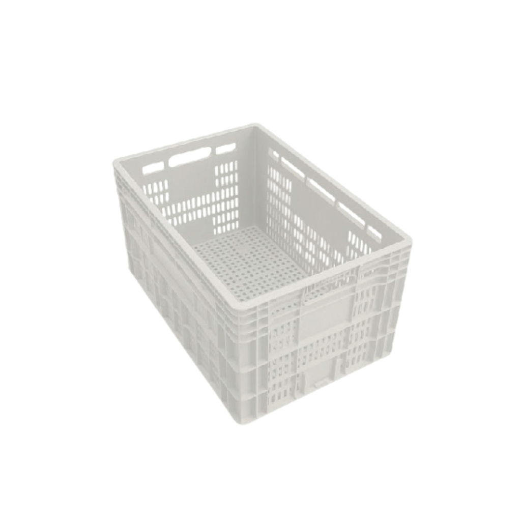 Caixa Plástica Vazada 59,2L MS-61 Mercoplasa Branco