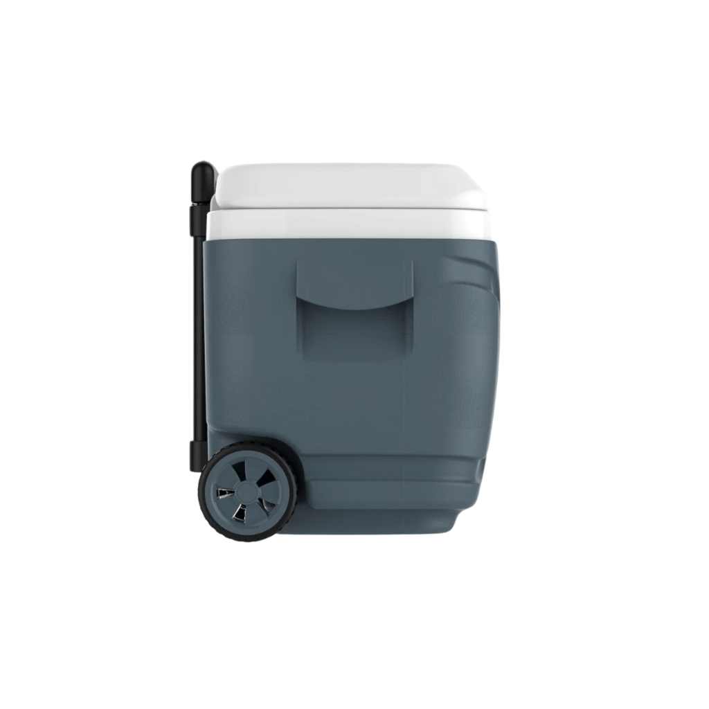 Caixa Térmica Cooler 30L com Rodas Everest Soprano Cinza