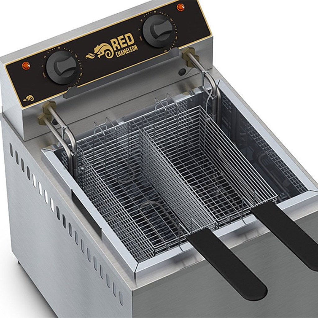 Fritadeira Elétrica de Mesa Zona Fria Óleo 18L 1 Cuba Inox FZM8000