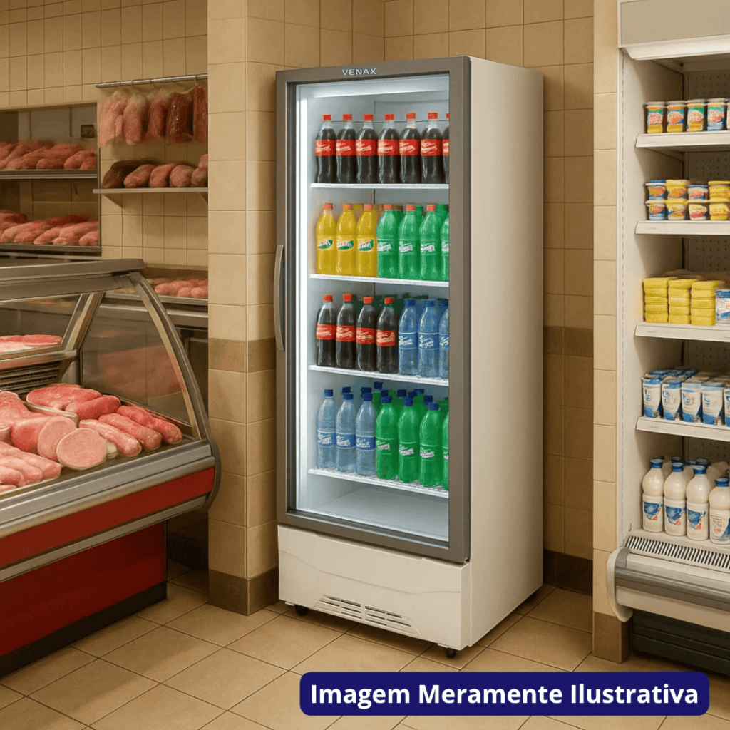 Geladeira Expositora Vertical 400L VV400 Venax 220V Branco