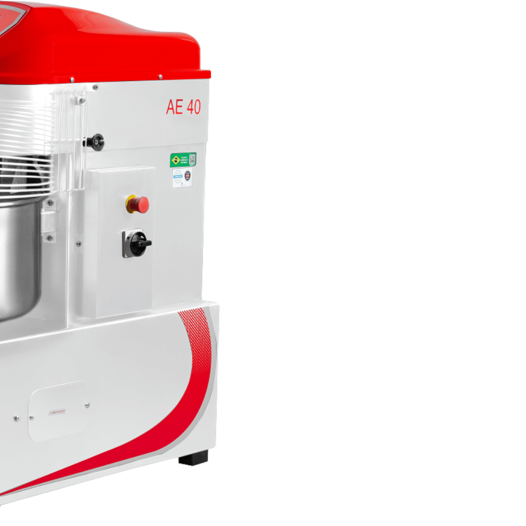 Masseira Espiral 40KG 2 Velocidades Epóxi G.Paniz AE-40 380V Trifásica