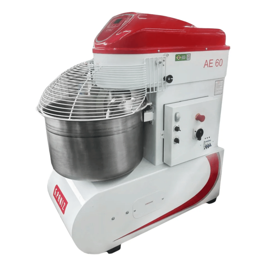 Masseira Espiral 60KG 2 Velocidades Epóxi G.Paniz AE-60 380V Trifásica
