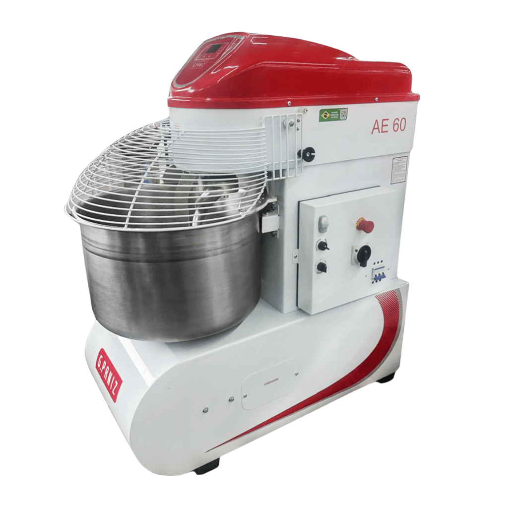 Masseira Espiral 60KG 2 Velocidades Epóxi G.Paniz AE-60 380V Trifásica