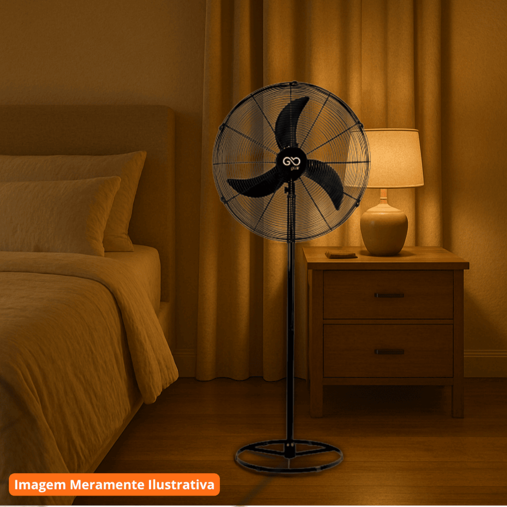 Ventilador de Coluna 70CM 3 Pás V70CPRHB Goar 127/220V